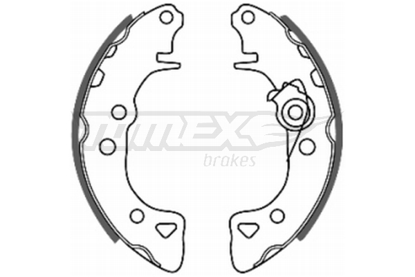 Sada brzdových čeľustí TOMEX Brakes